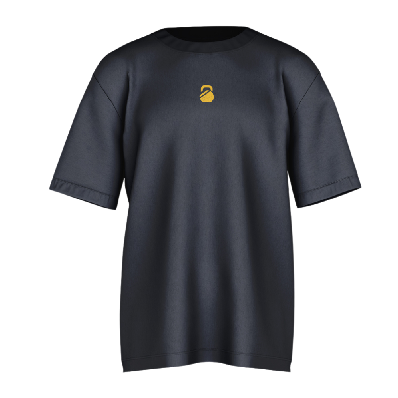 iFIT Unisex Oversized Tee. Black